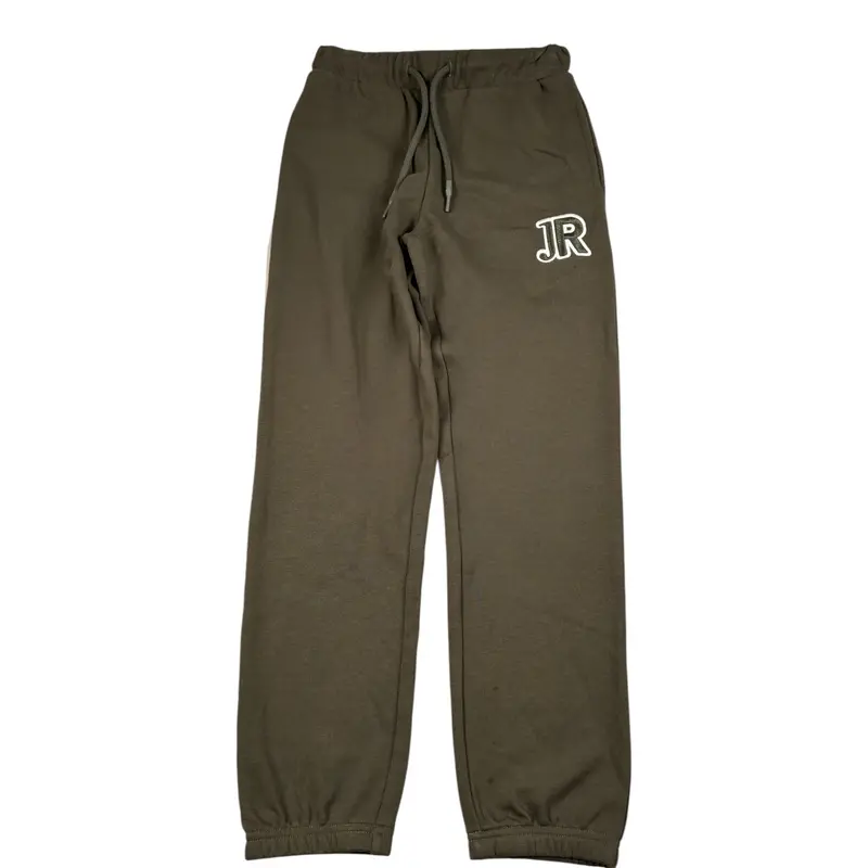 John Richmond Pantalone Modello Tuta tinta unita con Logo Verde per Bambino