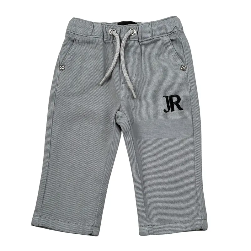 John Richmond Pantalone tinta unita con Elastico In Vita Grigio per Neonato