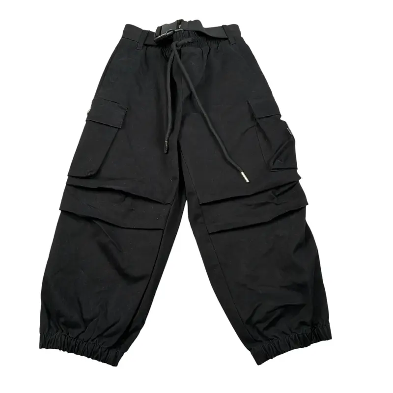 John Richmond Pantalone tinta unita con Elastico In Vita Nero per Bambino