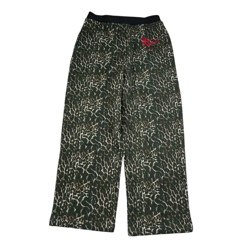 John Richmond Pantalone tinta unita con Fantasia Maculata Marrone per Bambina