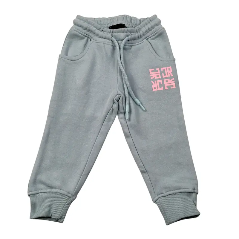 John Richmond Pantalone Tuta tinta unita con Logo Azzurro per Neonato