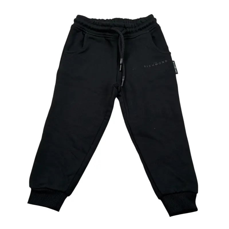 John Richmond Pantalone Tuta tinta unita con Loro Nero per Neonato