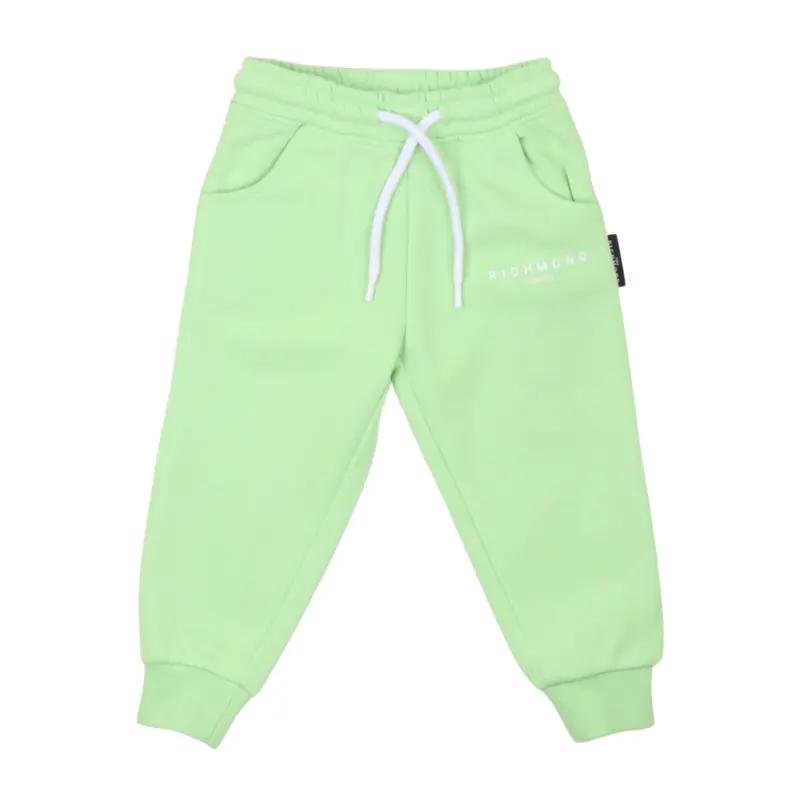 John Richmond Pantaloni in felpa verde neonato bambino