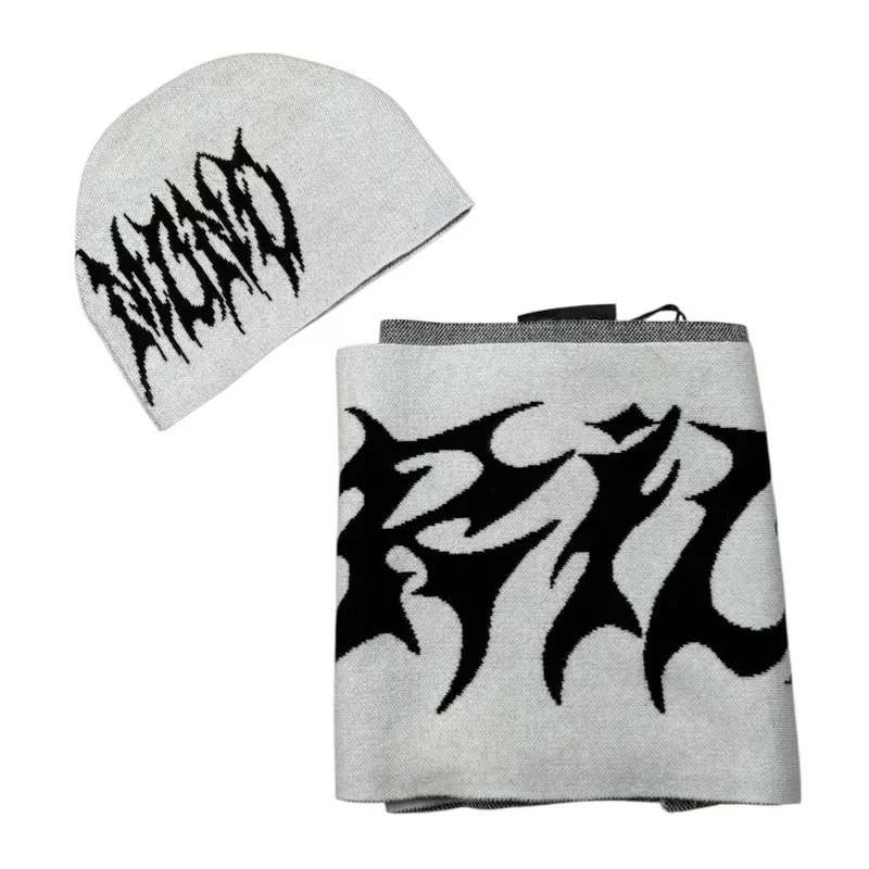 John Richmond Set Cappello-Sciarpa tinta unita Bianco per Bambino
