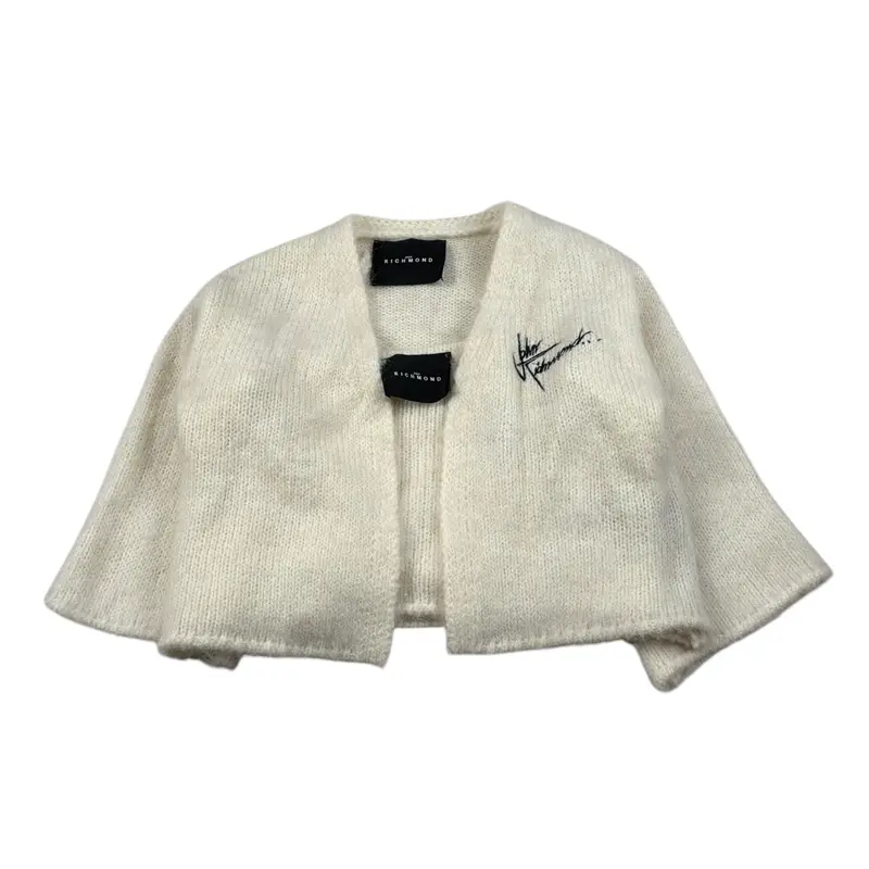 John Richmond Set Cardigan E Top tinta unita Panna per Bambino