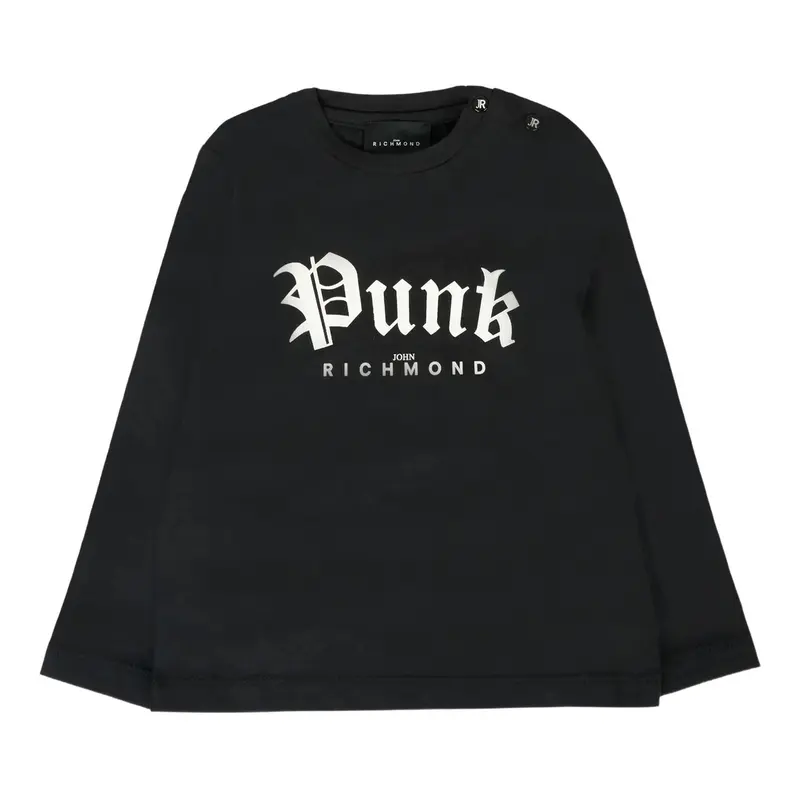 John Richmond T-Shirt bojian nera neonato
