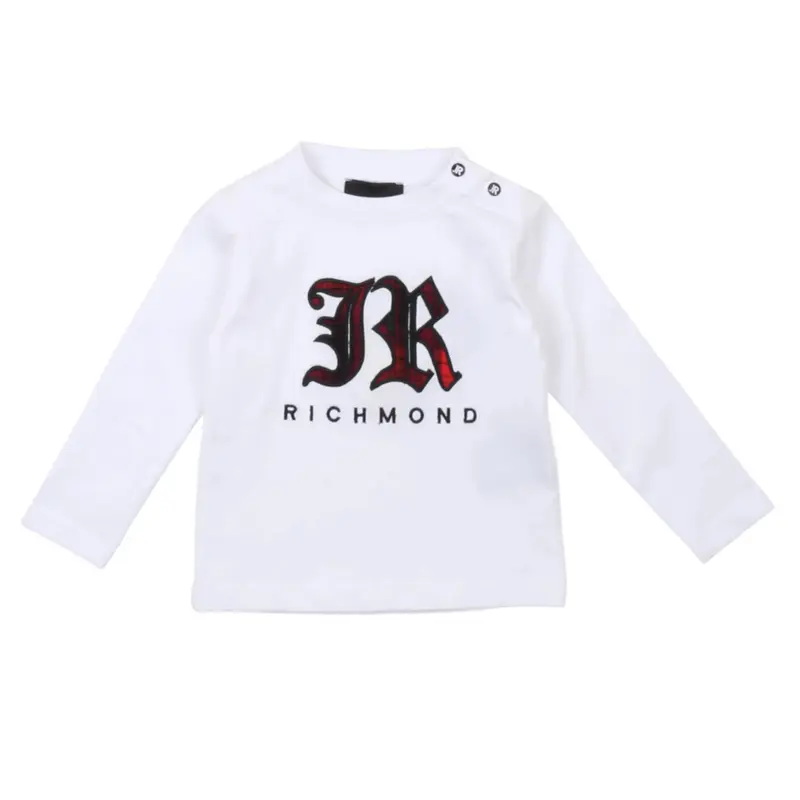 John Richmond T-Shirt golob bianca neonato bambino