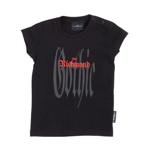 John Richmond T-shirt nera manica corta