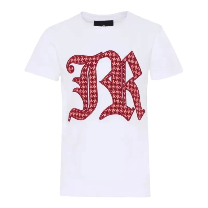 John Richmond T-Shirt tinta unita con Stampa Bianco per Neonata