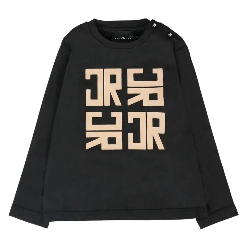 John Richmond T-Shirt tomasevic nera neonato