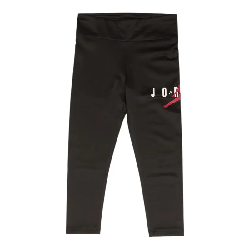 Jordan Leggins tinta unita con Logo Nero per Bambina