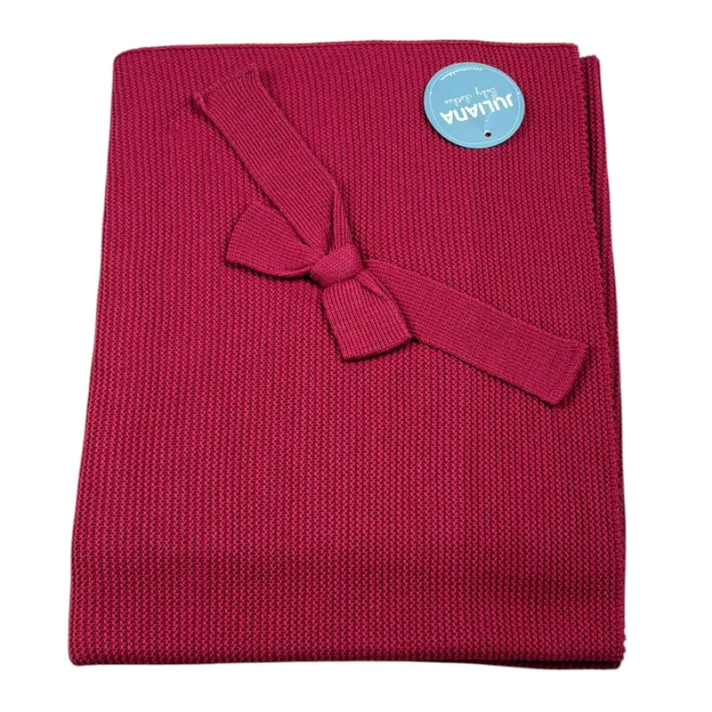 Juliana Coperta tinta unita Fuxia per Neonata