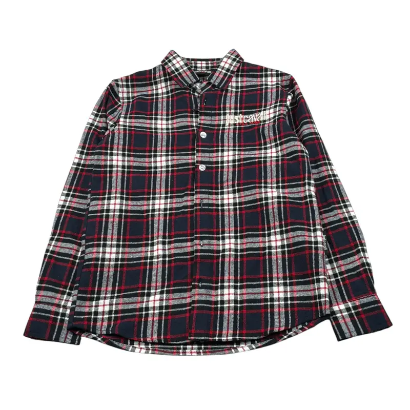 Just Cavalli Camicia Manica Lunga Stampa Fantasia Multicolor per Bambino