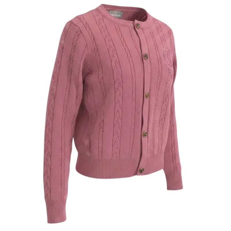 Just Cavalli Cardigan tinta unita In Maglia Rosa per Neonata