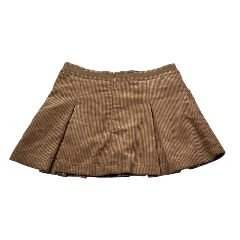 Just Cavalli Gonna tinta unita In Camoscio Marrone per Bambina