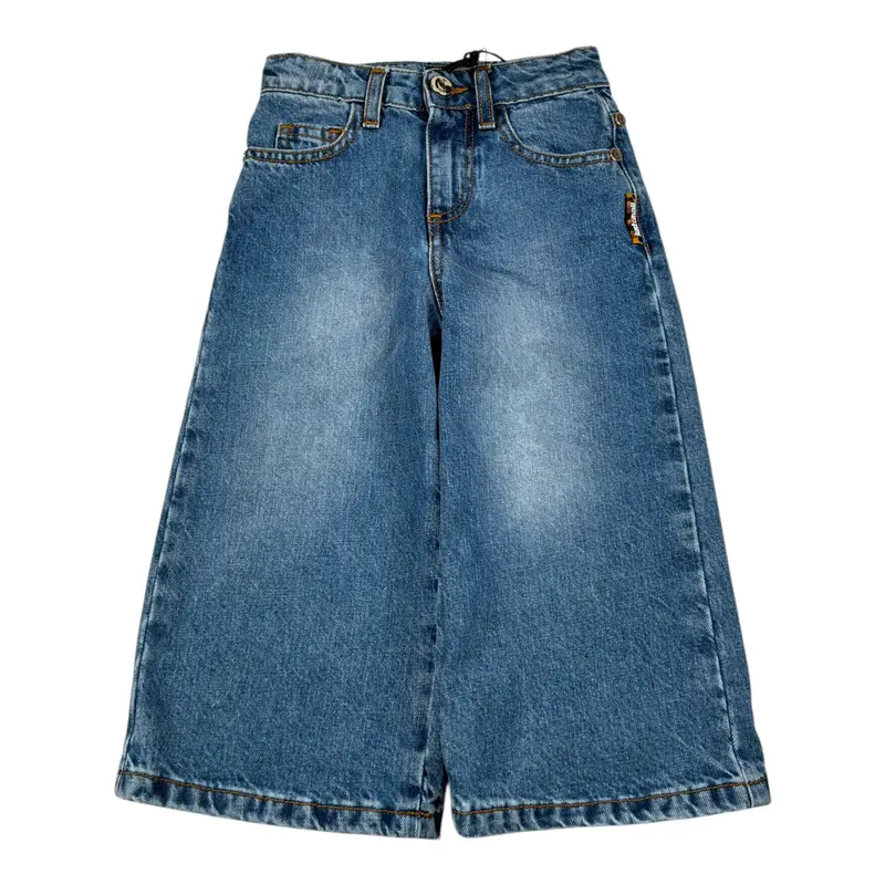 Just Cavalli Jeans tinta unita Modello A Palazzo Blu per Neonata