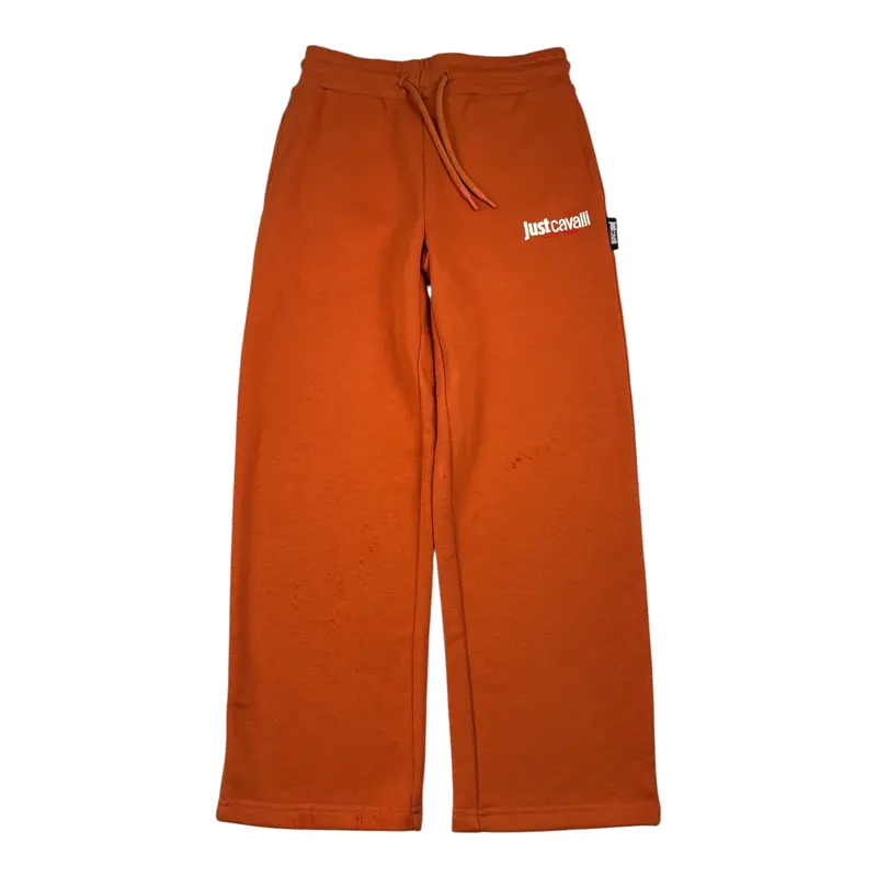 Just Cavalli Pantalone Modello Tuta tinta unita Arancione per Bambina