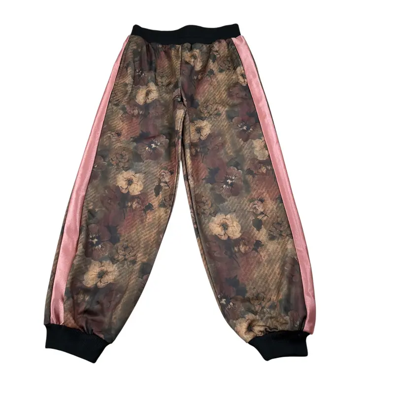 Just Cavalli Pantalone Stampa Fantasia con Elastico In Vita Marrone per Bambina