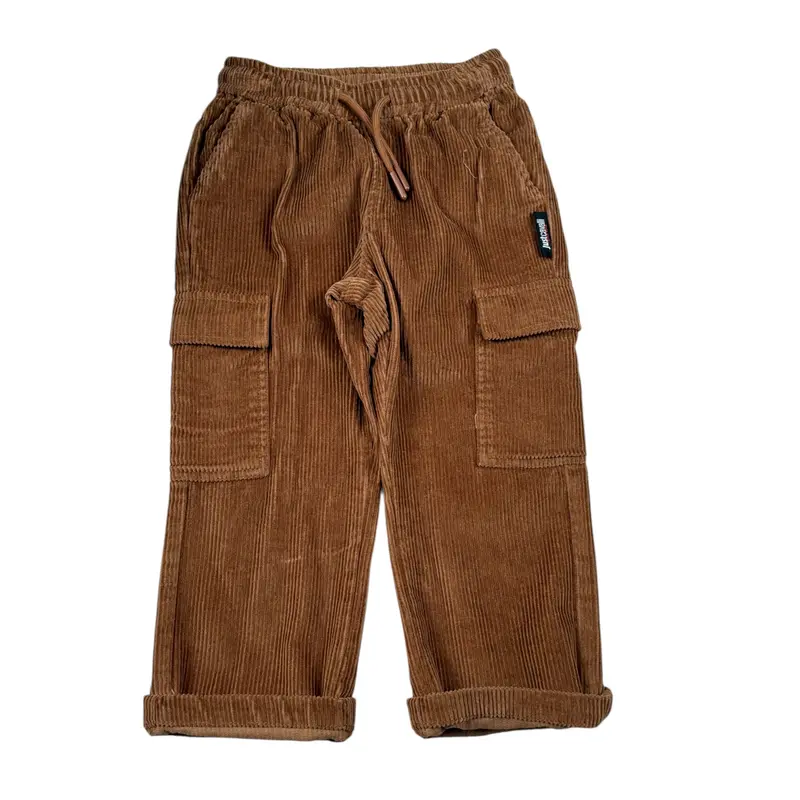Just Cavalli Pantalone tinta unita con Elastico In Vita Cammello per Neonato