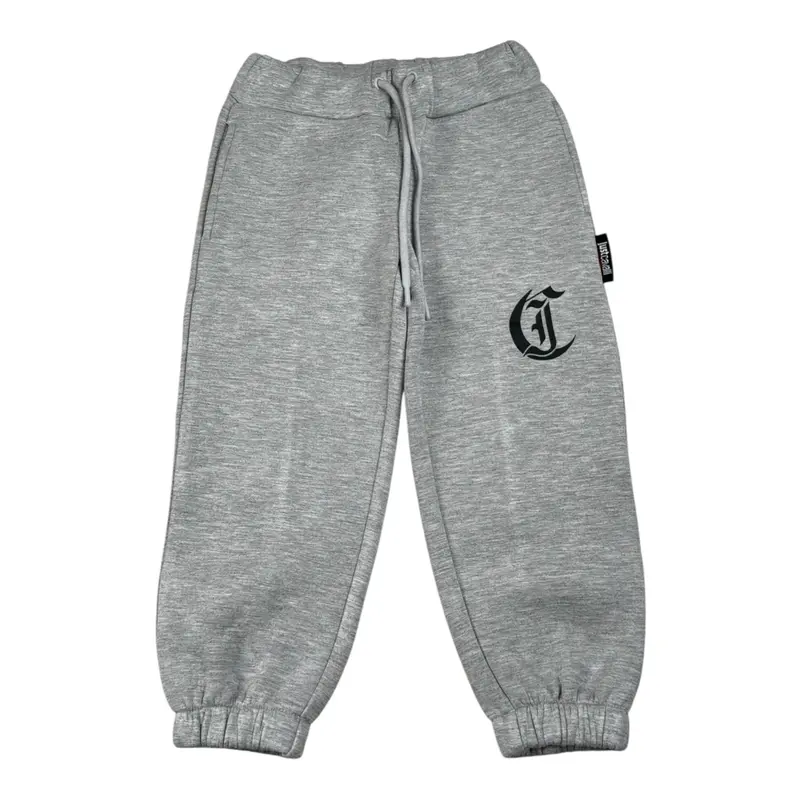 Just Cavalli Pantalone tinta unita Modello Tuta Grigio per Neonato