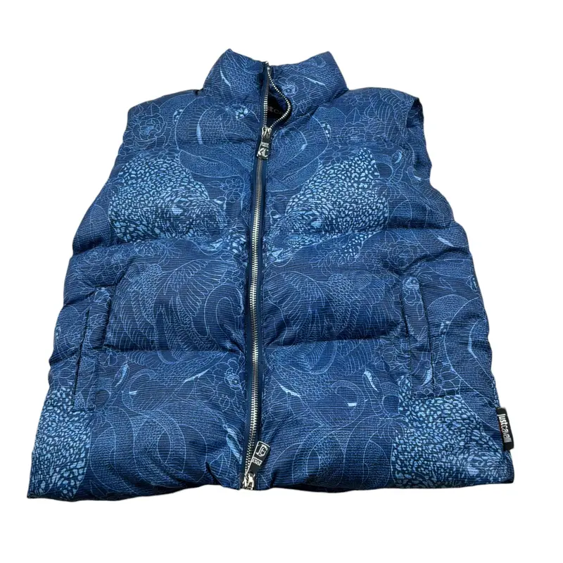 Just Cavalli Smanicato tinta unita Stampa Fantaisa Blu per Bambino