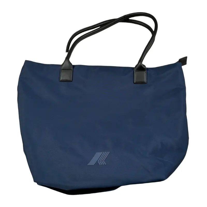 K-Way Borsa tinta unita con Logo Blu per Bambina