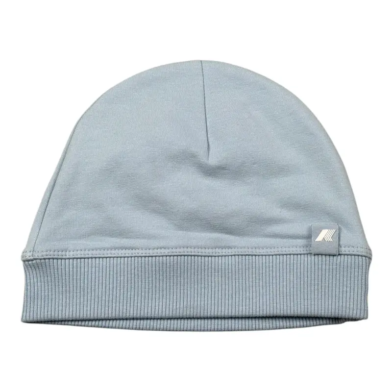 K-Way Cappello tinta unita con Logo Azzurro per Neonato
