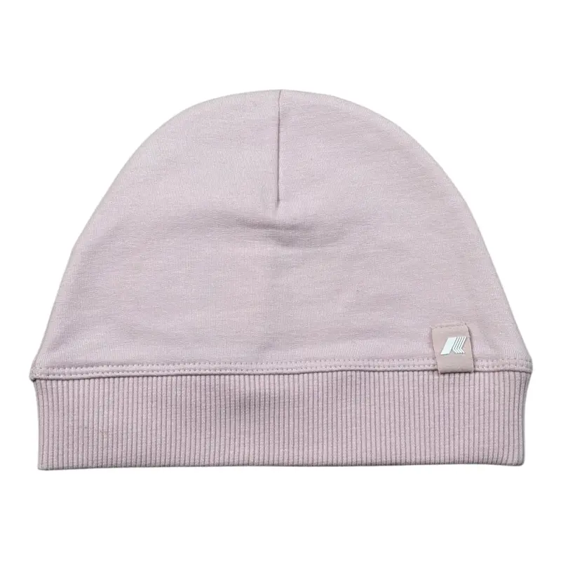 K-Way Cappello tinta unita con Logo Rosa per Neonata