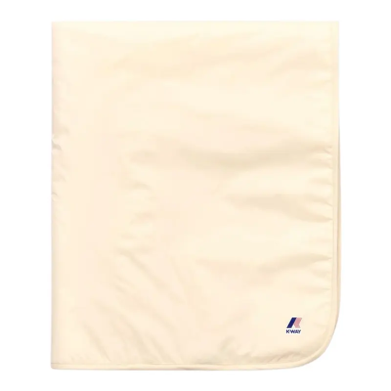 K-Way Coperta tinta unita con Logo Beige per Neonato