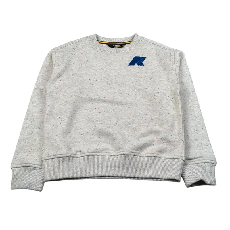 K-Way Felpa Chiusa Girocollo tinta unita Beige per Bambino
