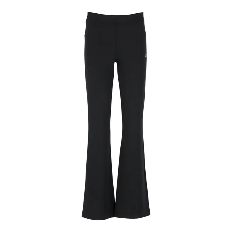 K-Way Pantalone tinta unita Modello Zampa Nero per Bambina