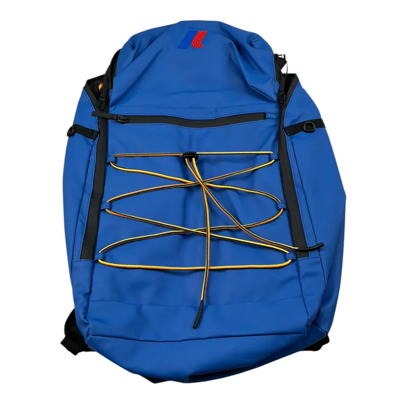 K-Way Zaino tinta unita con Logo Blu per Bambino