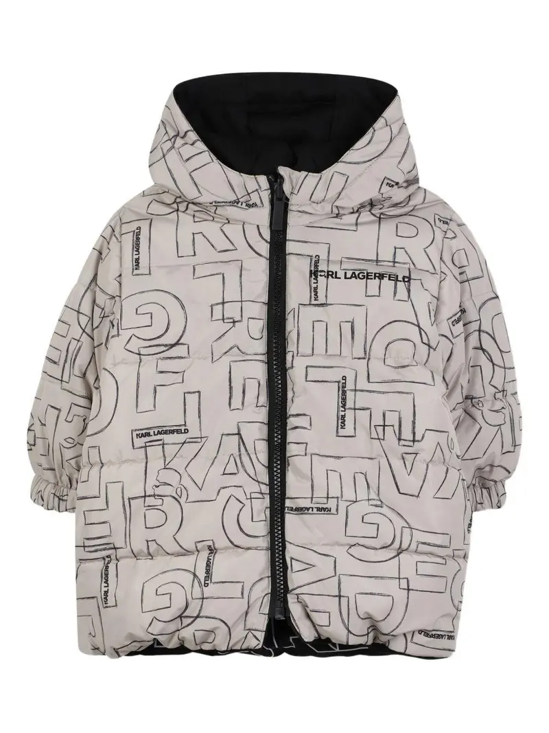 Karl Lagerfeld Kids giubbino reversibile