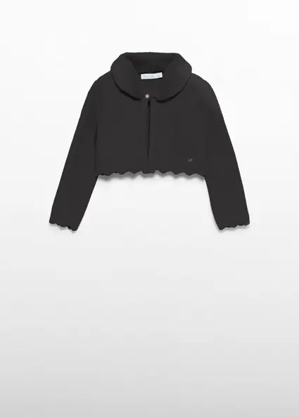 Kids | Cardigan in maglia colletto pellicciotto bambina