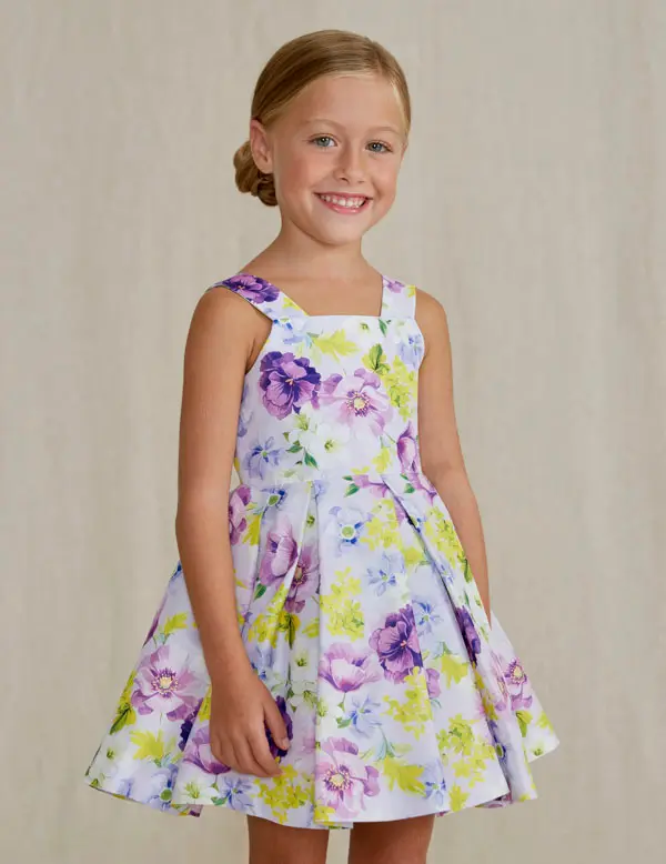Kids | Vestito shantung stampato bambina