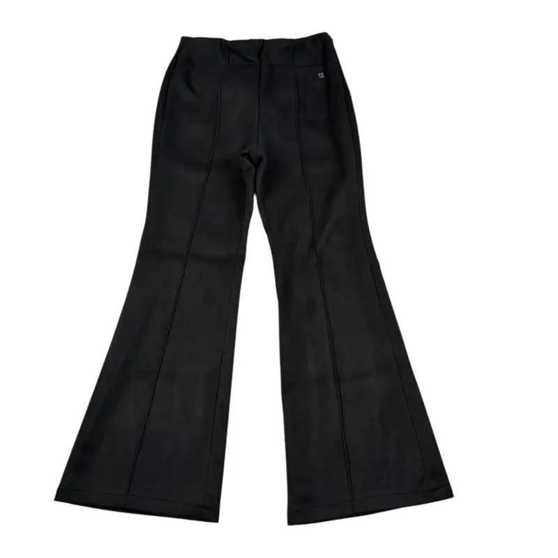 Kocca Pantalone tinta unita Modello Zampa Nero per Bambina