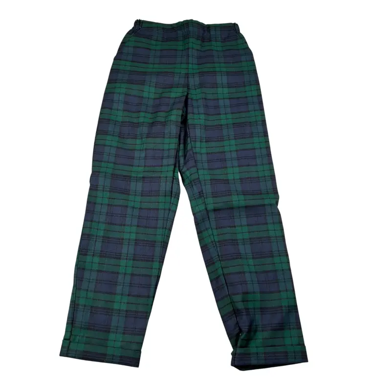 La Stupenderia Pantalone Bicolore con Elastico In Vita Blu/Verde per Bambino