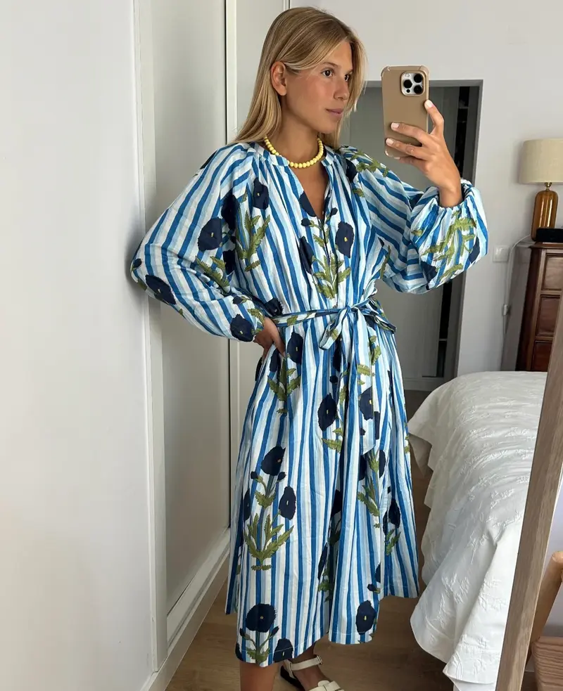Lara Dress blue