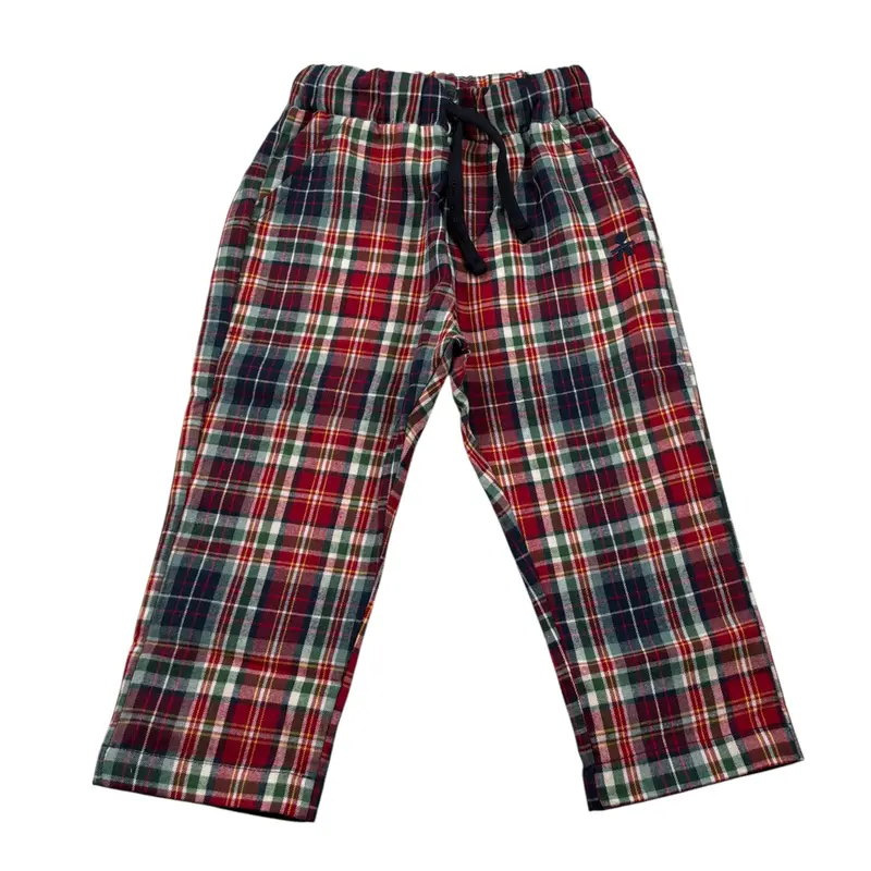 Le Bebe Pantalone Stampa Fantasia Rosso per Neonato
