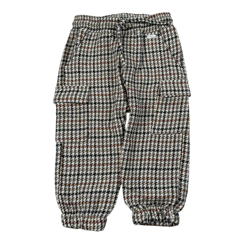 Le Bebe' Pantalone tinta unita con Fantasia Panna per Neonato