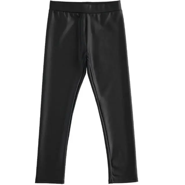 Leggings ecopelle bambina