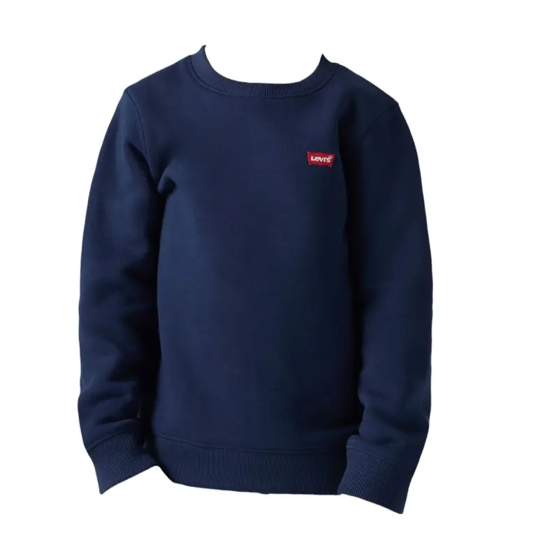 Levi'S Felpa Chiusa Girocollo tinta unita Blu per Neonato