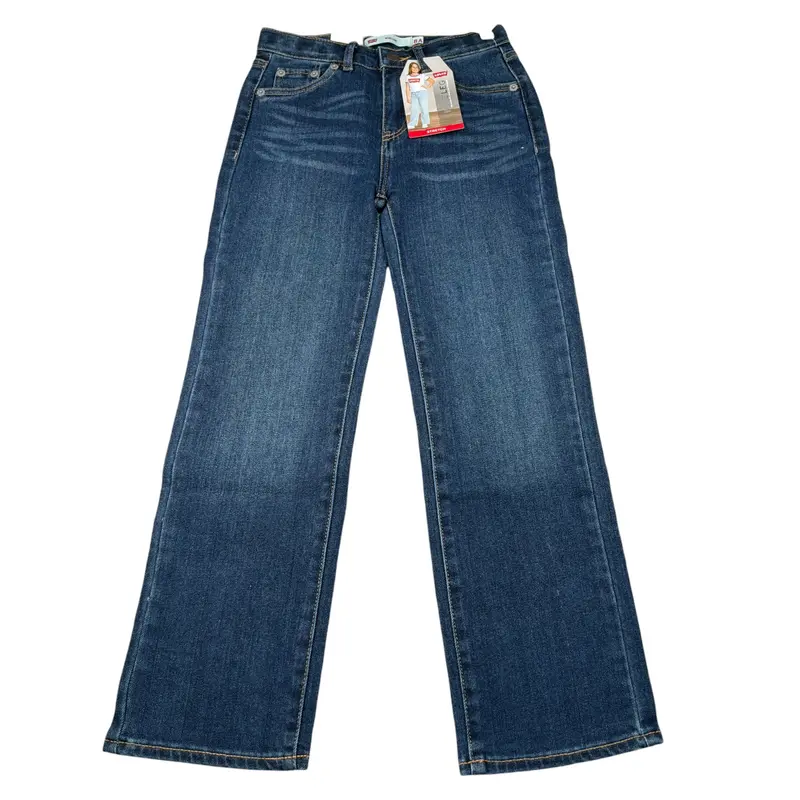 Levi'S Jeans tinta unita Modello A Palazzo Blu per Bambina