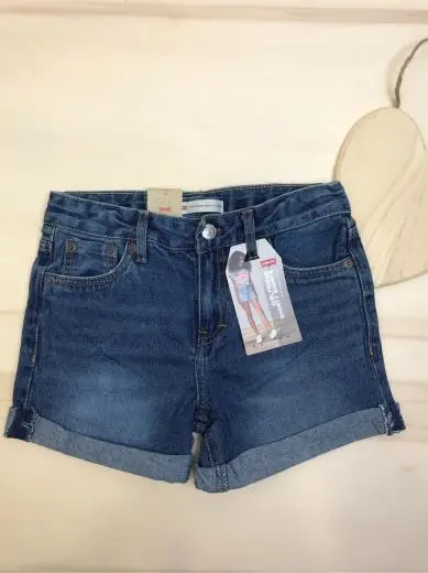 Levi's kids shorts denim bambina levi's logo 4e4536-4205 -