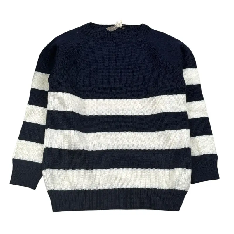 Little Bear Maglia Bicolore A Strisce Bianco/Blu per Bambino