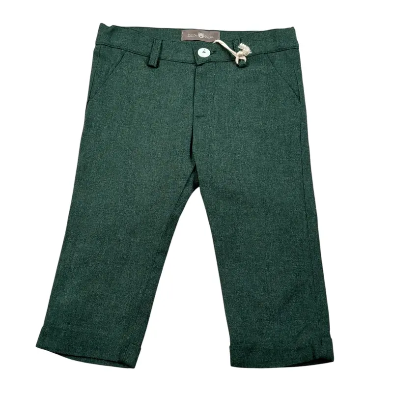 Little Bear Pantalone Tuta tinta unita Verde per Neonato