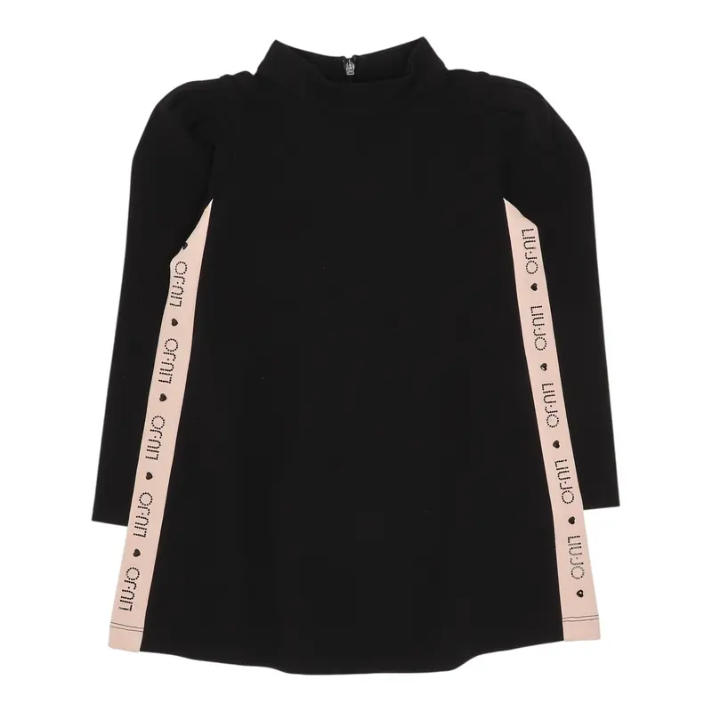 Liu Jo Abito Manica Lunga tinta unita Nero per Bambina