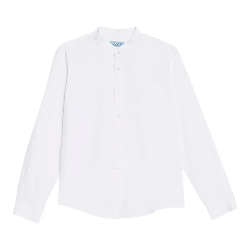 Liu Jo Camicia Manica Lunga tinta unita Bianco per Bambino
