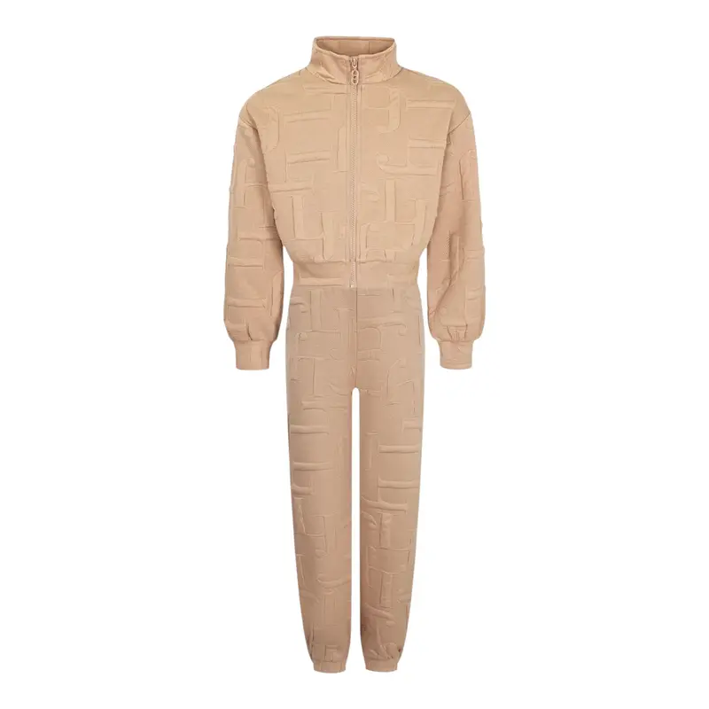Liu Jo Completo 2 Pezzi Feloa-Pantalone tinta unita Cammello per Bambina