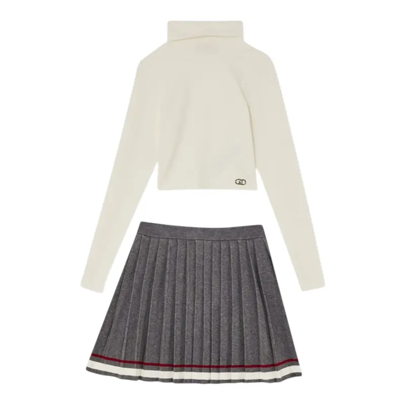 Liu Jo Completo 2Pz Maglia-Gonna Panna per Bambina